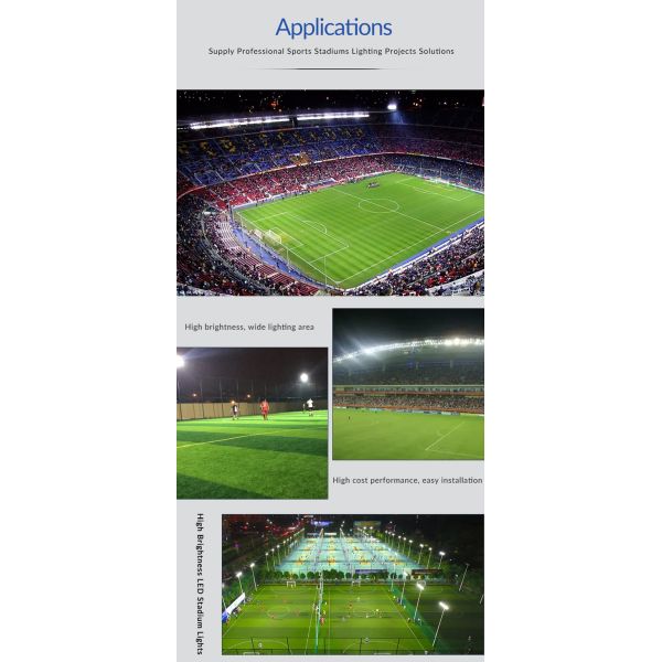 5 Years Warranty 1250W Sport Light Stadium For Machine Shop 9