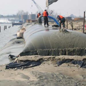 Buy cheap Geotextile PP Tube Geotube Dewatering Bags For Environmental Dredging from wholesalers