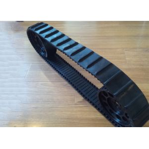 Buy cheap Small Machine Lightweight Robot Rubber Tracks 15mm Pitch Less Vibration from wholesalers