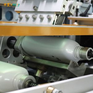 80pcs / Min Automatic Screen Printing Machine For Flat Bottle