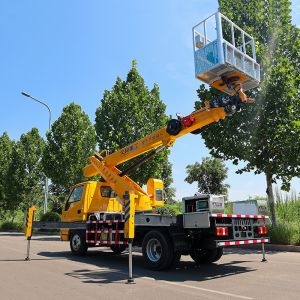 Buy cheap Customized Diesel 23m Telescopic Boom Bucket Vehicle Aerial work truck High-altitude Operation Truck from wholesalers