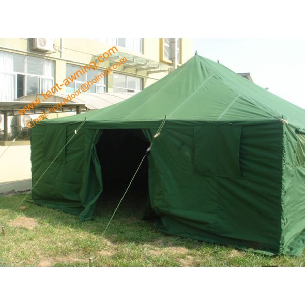 Quality 30 Person Galvanized Steel Army Military Camping Waterproof Canvas Tent for sale