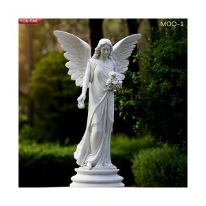 Buy cheap Custom Europe Marble Angel Garden Stone Statue from wholesalers