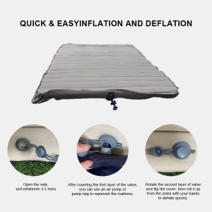 Buy cheap 30D Stretch Self Inflating Sleeping Pad Composite TPU Double Inflatable Camping Mattress For Hiking from wholesalers