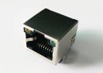 Buy cheap 6116075-4 Single Port RJ45 Female Jack Shielded With LED LPJE101BHNL from wholesalers