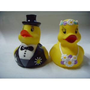 Buy cheap Wedding Bride / Groom Christmas Rubber Duck Floating Water Resistant OEM from wholesalers