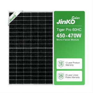Buy cheap Monofacial Jinko Tiger Pro 460W Single Glass Solar Photovoltaic Modules from wholesalers