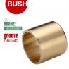 Buy cheap Precision Flanged Groove Cast Bronze Bushings Spiral Inside Groove Bearings from wholesalers