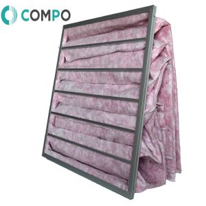 Buy cheap Synthetic Fiber Ahu Bag Filter Customized With F5 F6 F7 F8 F9 Filtration Grade from wholesalers