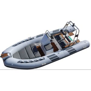 Buy cheap 2022 orca  hypalon rigid rib  boat 16ft with fuel tank light grey rib480D with sundeck from wholesalers