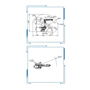 6 Axis Robot China Industrial Palletizing Robot GBS210-K2650 With Gripper