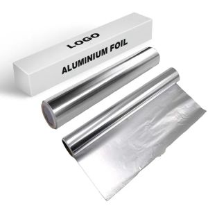 Buy cheap Composited Aluminum Foil Roll For Food Wrapping Paper Tin Foil with Customized Thickness from wholesalers