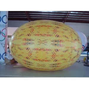 Buy cheap Gaint Inflatable Melon Fruit Shaped Balloons UV Printing 4m Long from wholesalers