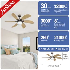 Buy cheap 230V/50Hz Input Voltage Ceiling Fan with Pull Chain and LED Light Kit 1stshine OEM Color from wholesalers