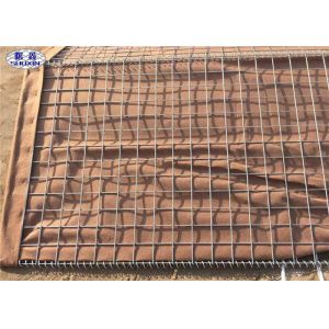 Buy cheap Geotextile Lined HDP Galvanized earth - filled HESCO Barrier for Military Preotection from wholesalers