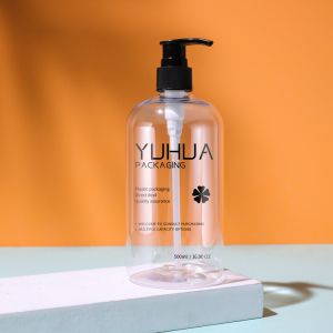 Buy cheap Chunky Round Shoulder Plastic Clear Pump Bottle 300ml 360ml 500ml from wholesalers