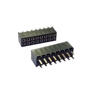 China Custom 2.54mm Pitch Double Row Box Header Connector For Data Transfer And Charging on sale