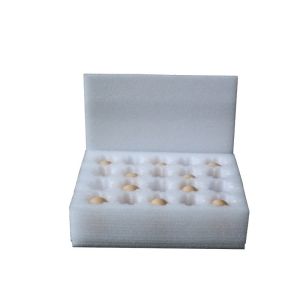 Buy cheap Custom High Density Transport Protection Egg Packaging Die Cut EPE Foam from wholesalers