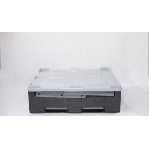 Large industrial logistics transportation heavy-duty collapsible plastic pallet