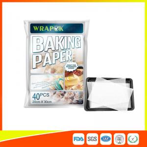 Buy cheap Waterproof Baking Paper Sheets / Non Toxic Parchment Paper Heat Resistant 20 * 30cm product