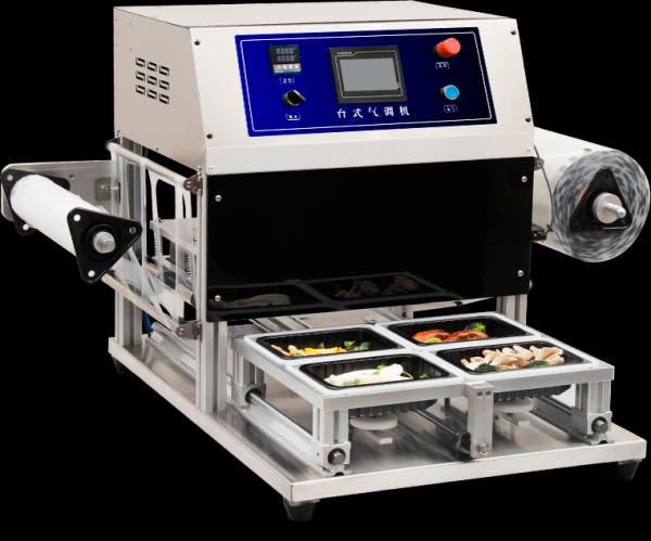 Quality Desktop Portable Modified Atmosphere Control Precise Gas Injection DQ370T-E Tray Sealing Machine Keeping Food Fresh for sale
