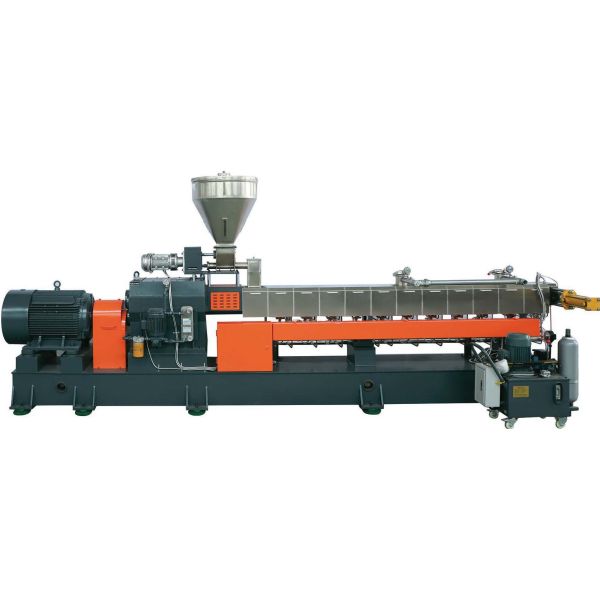 Buy cheap Stainless Steel Twin Screw Extruder with 3-5 Barrel Cooling Zones and 800-1500kg/H Capacity for PVC Processing from wholesalers