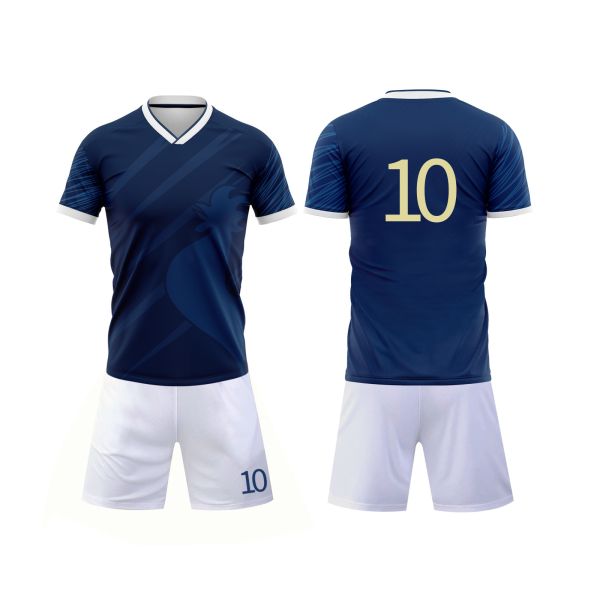 Quality Quick Dry Custom Team Jersey Breathable LightWeight Striped Soccer Shirt for sale