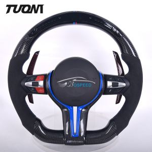 China Custom Carbon Fibre Bmw Steering Wheel LED Alcantara 6 Months Warranty on sale