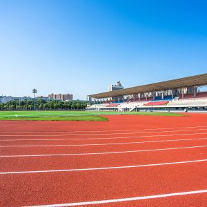 Red Synthetic Track Surface Recyclable Spray Coating System Running Track