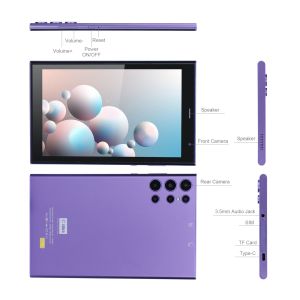Buy cheap C idea 8 inch Android Tablet PC 8GB RAM 512GB ROM Quad Core 800*1280 HD Tablets with WIFI/SIM Card CM822 (Purple) from wholesalers