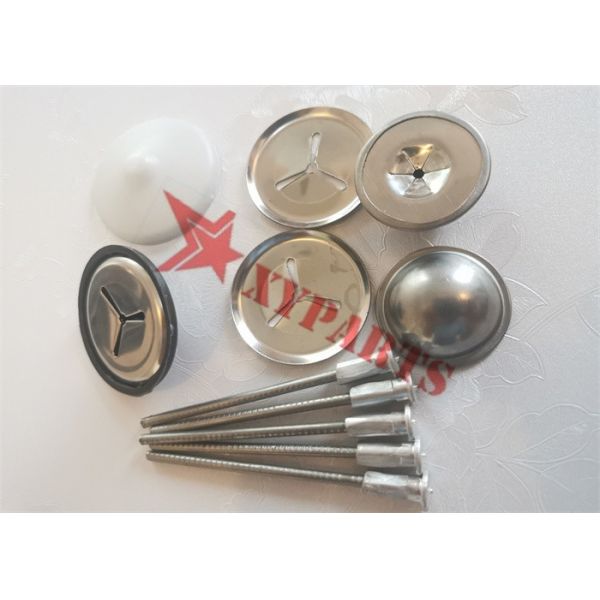 M3x70mm Bimetallic Weld Pins With Self Locking Washers For Marine Insulation Board