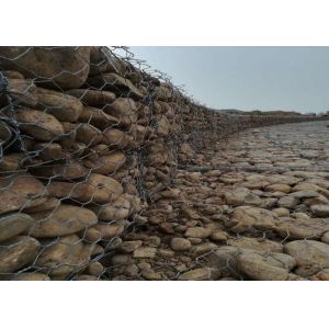 Buy cheap Water Bank 10*12 Mesh Galfan Hesco Flood Barrier from wholesalers