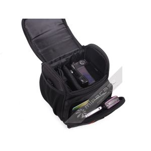 Buy cheap Custom Black Functional Dobby SLR Camera Pouch with Durable Handle from wholesalers