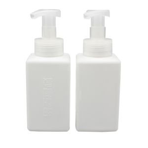 Buy cheap 400ml HDPE White Square Foam Hand Sanitizer Pump Bottle from wholesalers