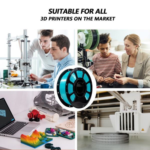 iBOSS High Rigidity 3D Printing Filament 1.75mm Silk Pearl Blue 3D Printer 1000g Spool