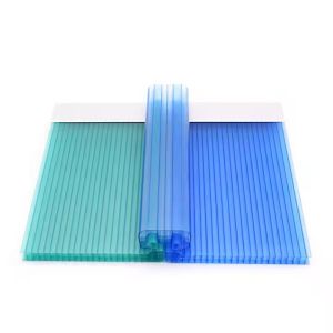 6mm-40mm Thickness Strong Customized Danpalon U-locking Polycarbonate Facade
