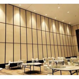 Buy cheap Aluminum Acoustic Wooden Sliding Movable Sound Proof Partitions from wholesalers