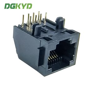 RJ45 connector 8P8C interface full plastic ear communication interface