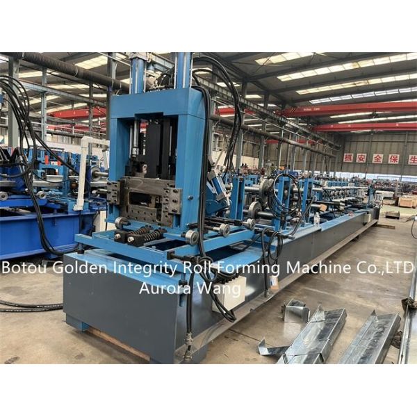 Buy cheap 11kW CZ Purlin Roll Forming Machine Size Adjustment 80-300mm For Steel Structure Houses from wholesalers