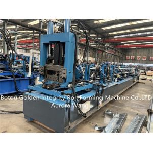 Buy cheap 11kW CZ Purlin Roll Forming Machine Size Adjustment 80-300mm For Steel Structure Houses from wholesalers