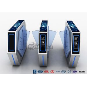 Buy cheap 2 Lanes Flap Barrier Turnstile With Ticket Manament System With Light In Cinema from wholesalers