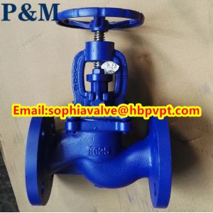 Buy cheap DIN GG25 PN16 cast iron globe valve made in China from wholesalers