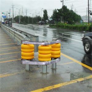 Buy cheap Save Volume Roadway Safety Rolling Guardrail Anti Collision Highway Guardrail Roller Crash Barrier from wholesalers