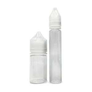 15ml Transparent Childproof PET Plastic Bottle For E Liquid