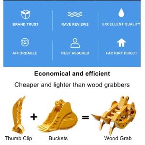 Buy cheap Q345B Mini Excavator Attachments Hydraulic Power Thumb Bucket from wholesalers