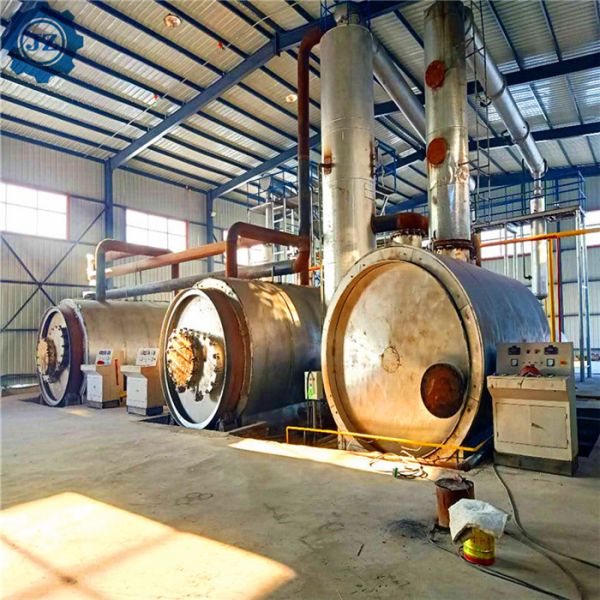 Quality Turnkey Project Industrial Waste Scrap Waste Tire To Oil Pyrolysis Equipment for sale