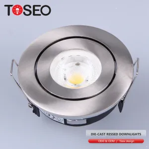Buy cheap Fixed Holder GU10 Downlight Fitting With 400lm Lumen Output from wholesalers