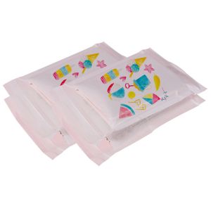 Custom Logo Printed Biodegradable Clothing Glassine Paper Bag Compostable