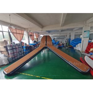 Buy cheap 20cm Double Wall Fabric Material Y Shape Floating Pontoon Boat Jet Ski Platform , Inflatable Floating Jetski Dock from wholesalers