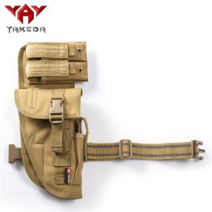 Universal Tactical Leg Holster With Magazine Pouch Fully Adjustable And